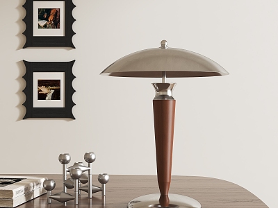 Middle Ancient Style Metal Table Lamp model