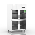 Modern Fridge Freezer 3d model