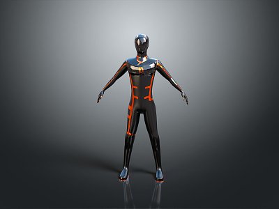 Science Fiction Warrior Future Warrior Next Generation Warrior Super Soldier Magic Warrior Super Soldier Science Fiction Soldier 3d model