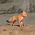 Fox 3d model