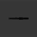 Tactical Submachine Gun With Silencer And Military Metal Construction Design