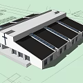 Ancient Church Architecture Featuring Cross White Exterior Sloped Roof and Windows