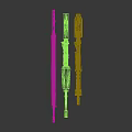 Tactical Military Style Rifles Featuring Different Designs Barrels Magazines And Stocks