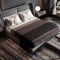 Style Commodity Bed 3d model
