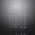 Keyboard Layout Featuring Letters Numbers And Symbols On Dark Background