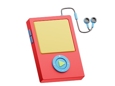 Music Player MP3 Cartoon Music Player model