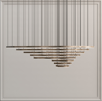 Quiet chandelier 3d model