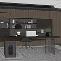 Manager room enscape parameters 3d model