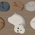 Comfortable Single Sofa Collection Including Bean Bag Chairs And Bear Shaped Design In Various Colors
