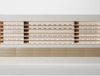 Modern showcase 3d model