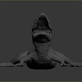 Crocodile Alligator Nile Crocodile carnivore reptile cold-blooded animal reptile 3d model