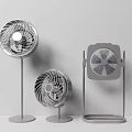 Modern Air Cooler Fans With Stand Tabletop And Square Frame Designs For Home Cooling