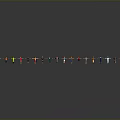 Colorful Game And Movie Characters In Various Poses On Gray Background