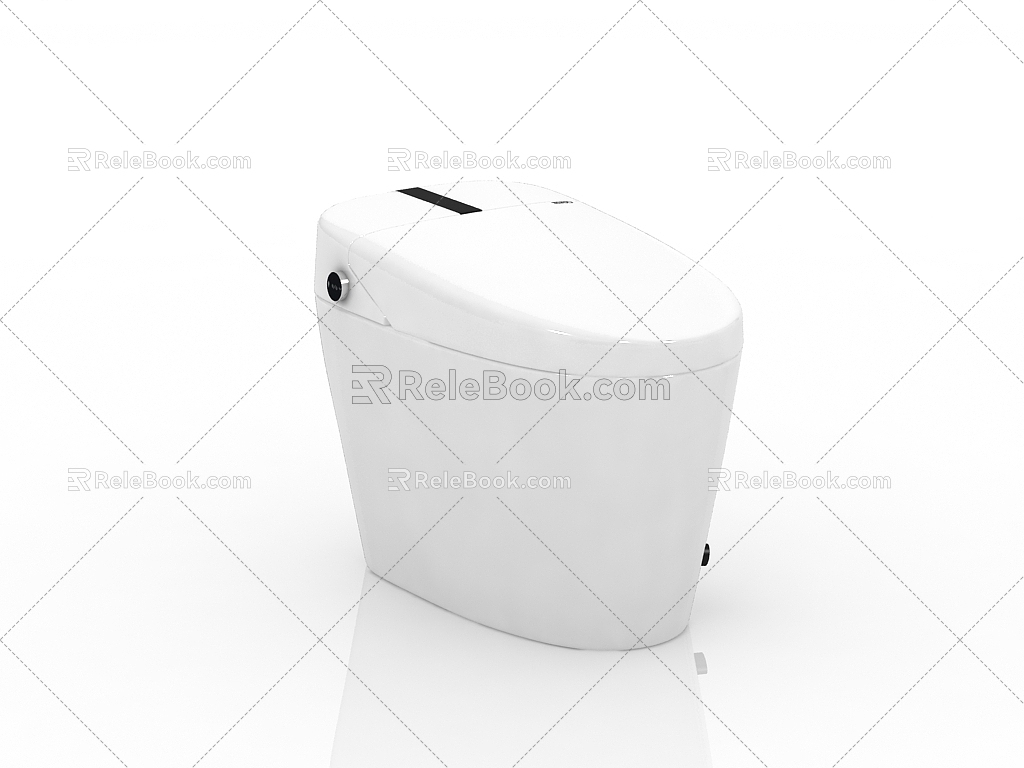 Sanitary Smart Toilet Toilet 3d model