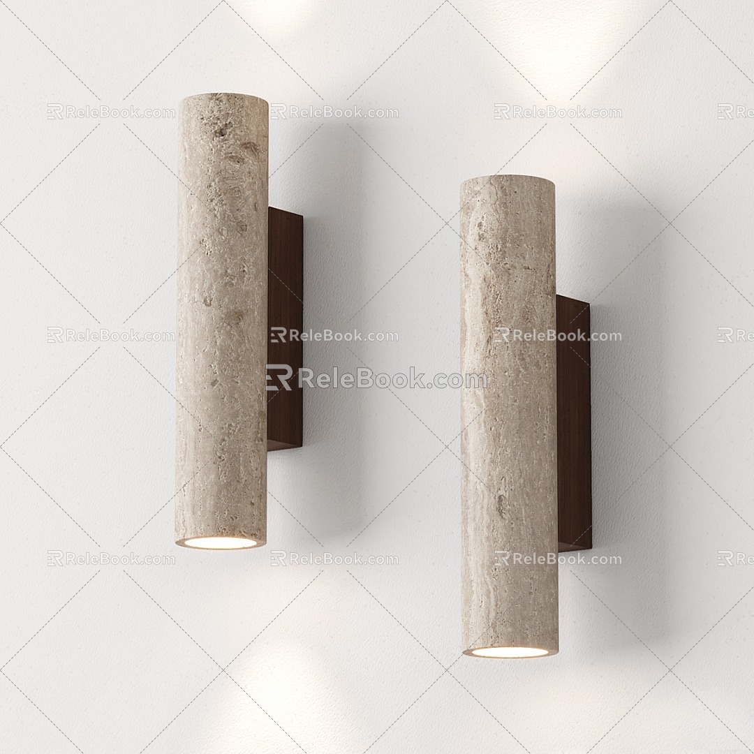 Silent wall lamp 3d model