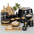 Modern Kitchen Supplies 3d model