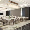 Modern Ballroom 3d model