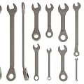 Wrench hardware tools maintenance equipment loose spanner 3d model