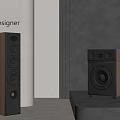 Vertical sound 3d model