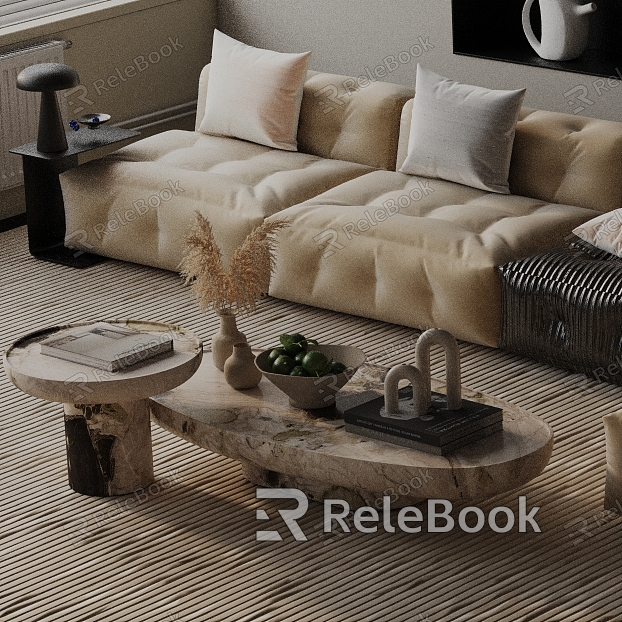 Modern coffee table model