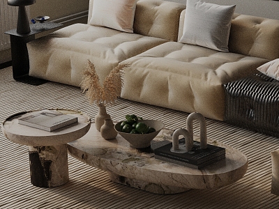 Modern coffee table model