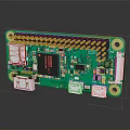 Modern Computer Motherboard Computer Motherboard High-end Motherboard 3d model