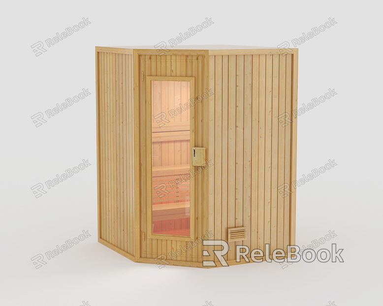 Modern Sauna Steam Room model