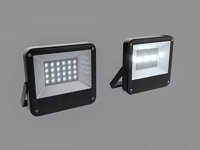 Modern Searchlight 3d model