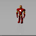 Iron Man Red And Gold Posable Action Toy Figure With Detailed Armor Design