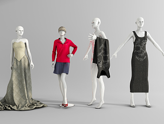 Modern Model Clothing Model 3d model