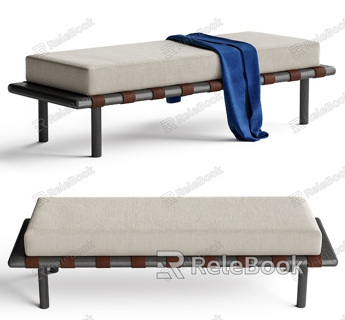 Bed End Stool Sofa Bench model