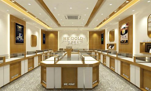 Modern Jewelry Store Jewelry Shop 3d model