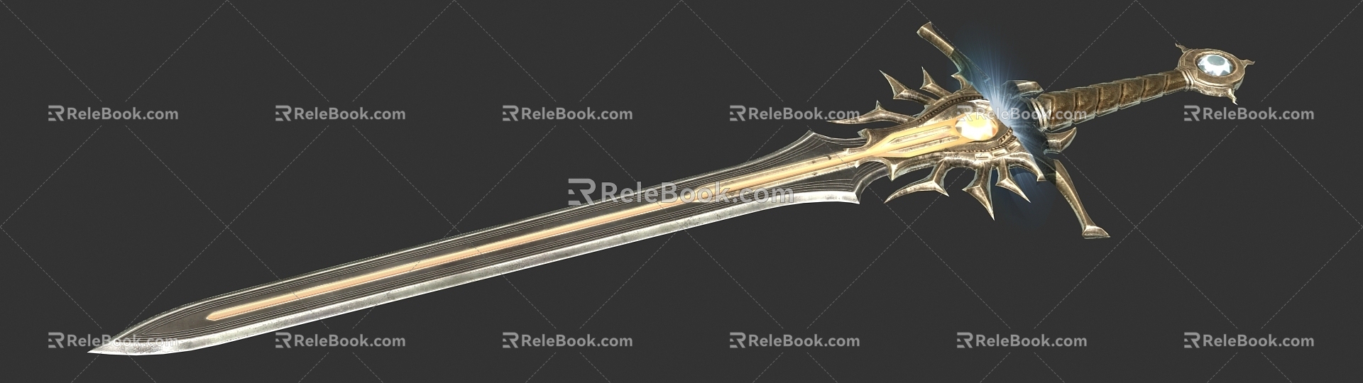 Magnificent Sword Age Weapon Sword 3d model