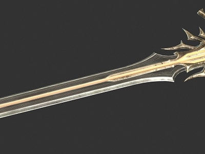 Magnificent Sword Age Weapon Sword 3d model