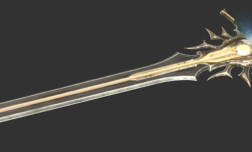 Magnificent Sword Age Weapon Sword 3d model