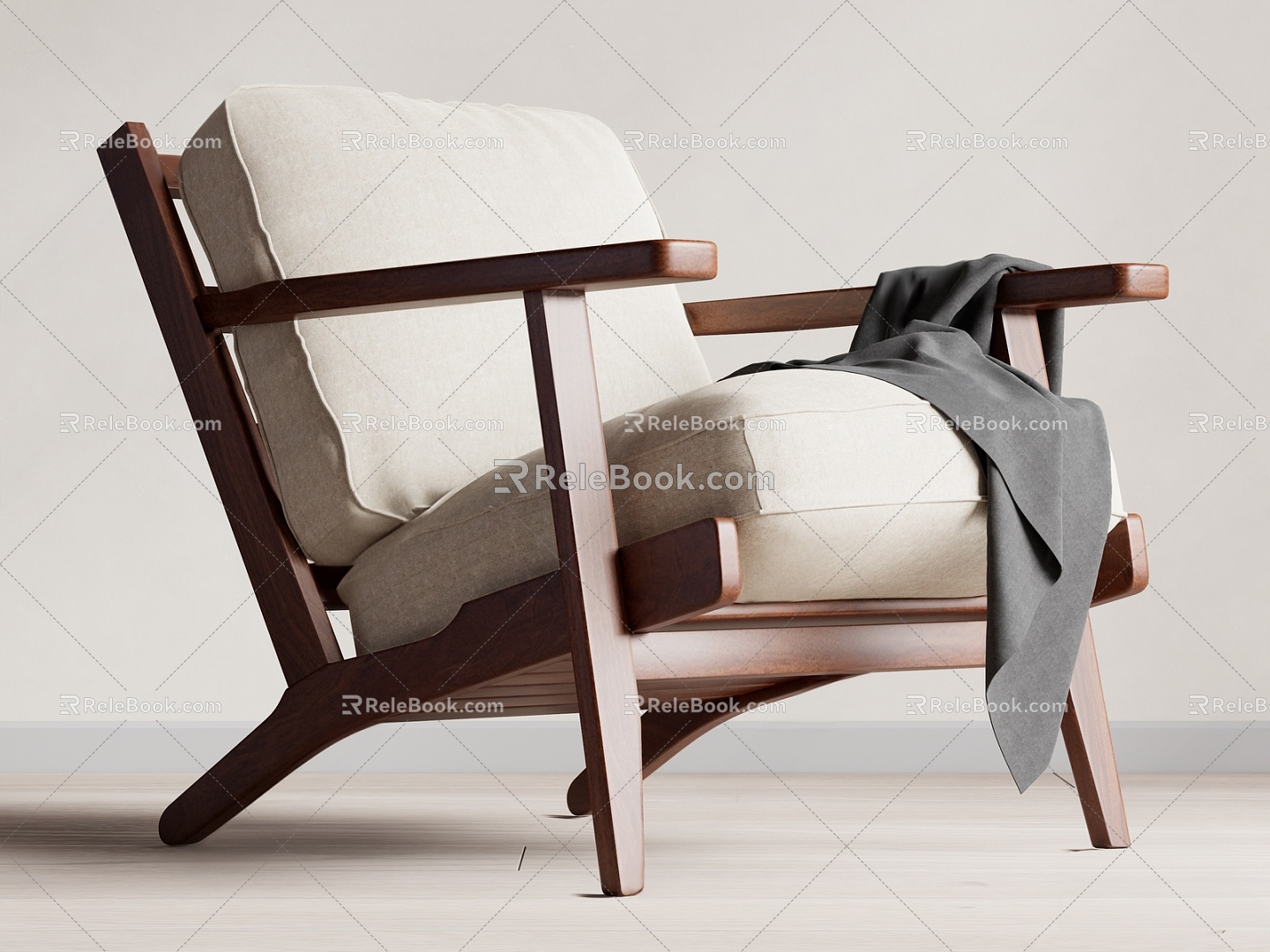 Quiet Wind Leisure Chair 3d model