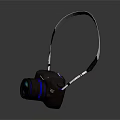 Compact Digital Camera With Adjustable Strap And High Resolution Lens