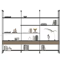 Modern Bookshelf Display Rack Magazine Rack Storage Rack Book Ornaments 3d model