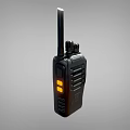 Walkie-talkie old-fashioned walkie-talkie radio low face number low model simple model game for military sub-era film and television super realistic high precision 3d model