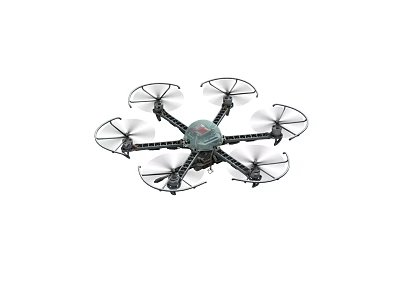 Professional Hexacopter Drone With Six Rotors And Stable Flight Structure 3d model