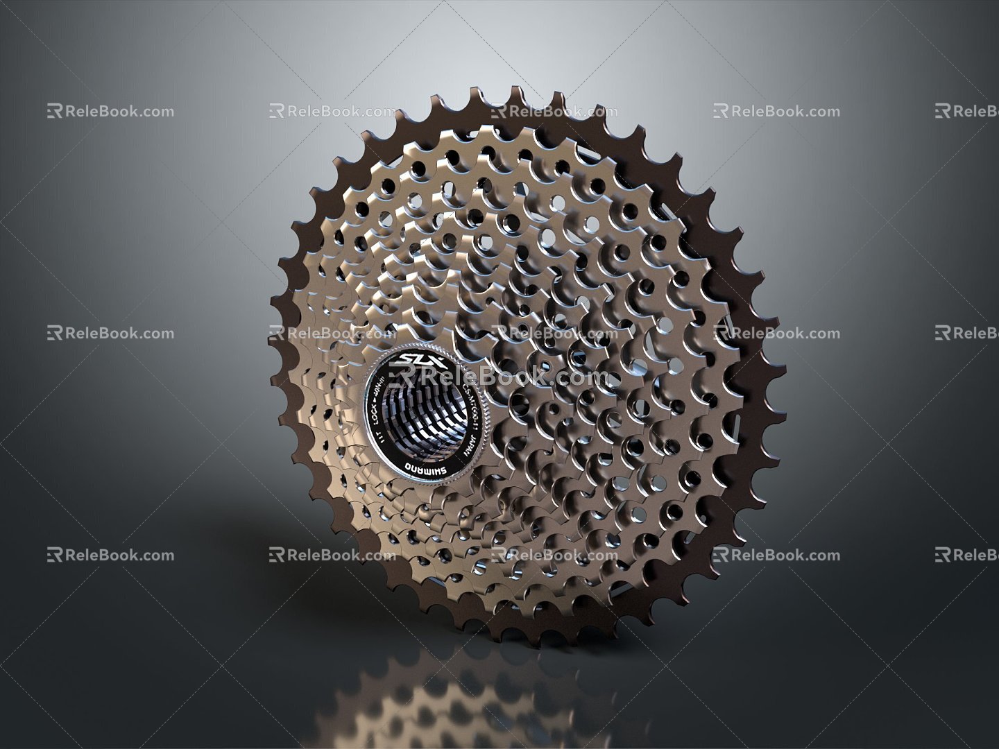 Modern Gear Big Gear Bicycle Variable Speed Gear Pinion 3d model