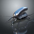 Modern beetle beetle shape bug 3d model