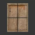 Sturdy Wooden Storage Crate With Cross Straps For Secure Equipment Transport And Storage