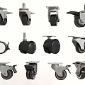 Various Caster Wheel Designs With Swivel Locking And Heavy Duty Features For Equipment