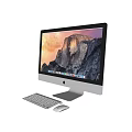 Apple iMac Desktop Computer With Scenic Mountain Wallpaper And Wireless Keyboard Mouse