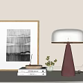 Modern table lamp 3d model