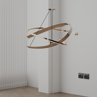 Modern chandelier 3d model