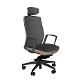 Ergonomic Modern Office Chair With Adjustable Backrest Mesh Fabric And Swivel Base