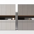 Shoe Cabinet Minimalist Shoe Cabinet Handle-free Shoe Cabinet Bookcase Cream Style Shoe Cabinet Wardrobe 3d model