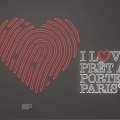 Red Neon Lighting Combination With Heart Shaped Fingerprint And Love Prêt A Porter Paris